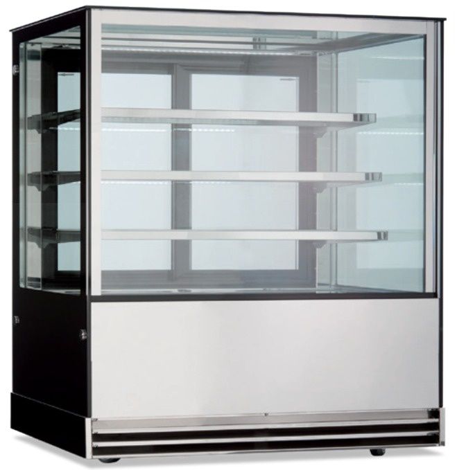 Vitrine refrigerada pastelaria 1,20 mts NOVA