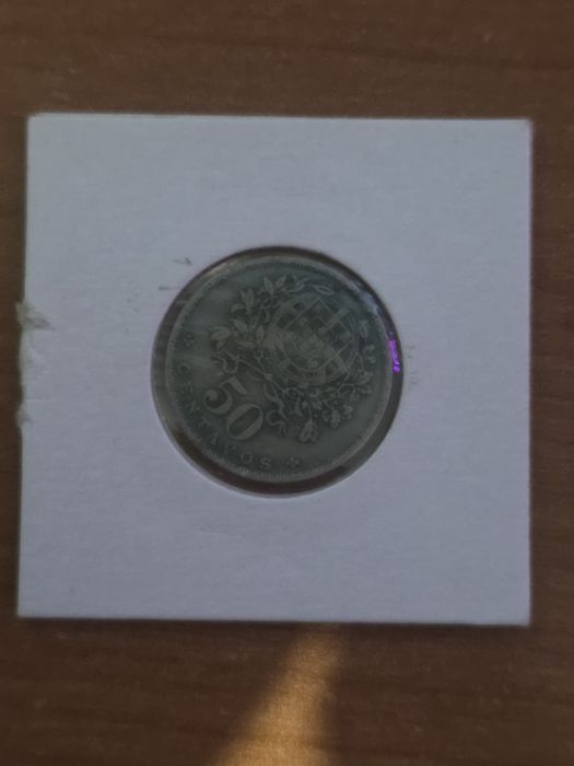 Moeda de 50 centavos da República Portuguesa de 1935