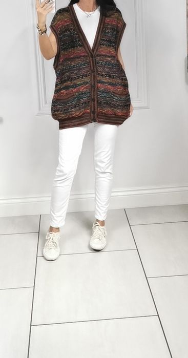 Missoni Sport Kamizelka Męska Bezrękawnik xl  wool