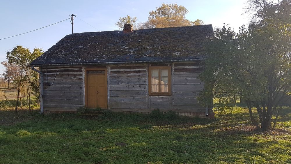 Dom drewniany z lat 60 tych