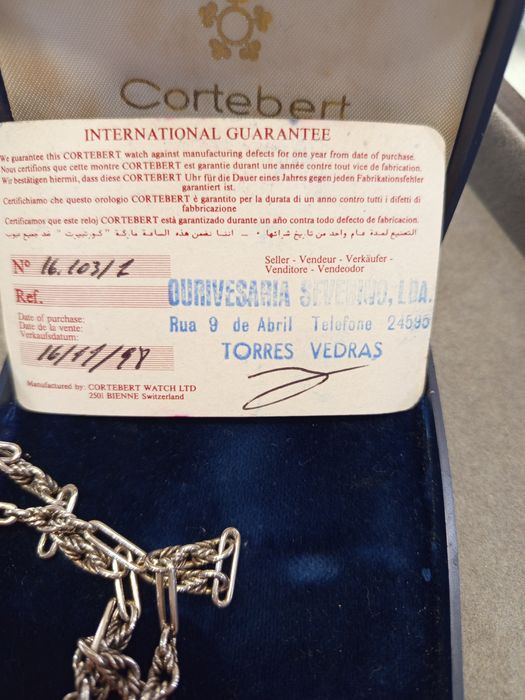 Relógio Bolço Cortebert