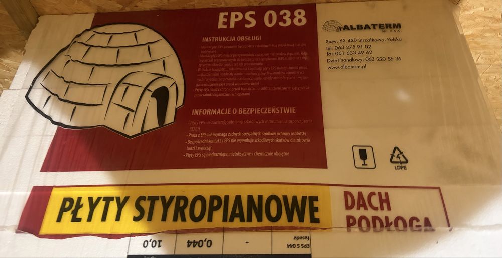 Syropian 120mm dach podloga