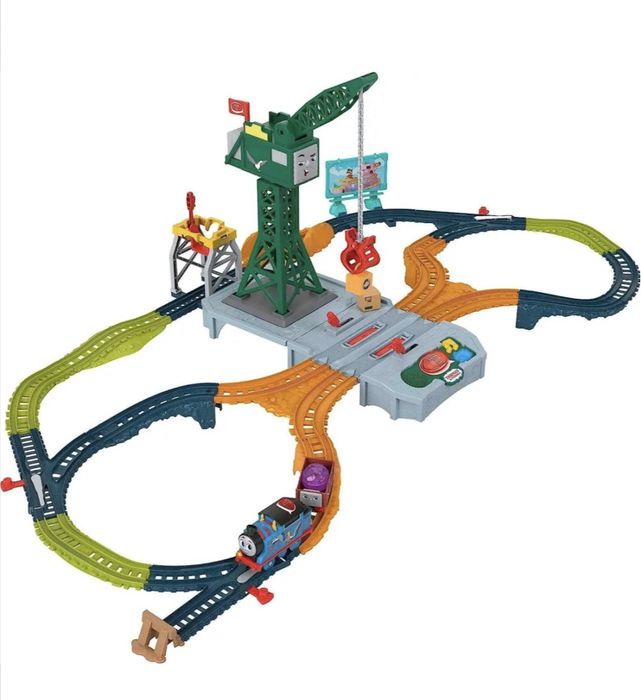 Игровой набор Thomas & Friends Talking Cranky Delivery Train Set