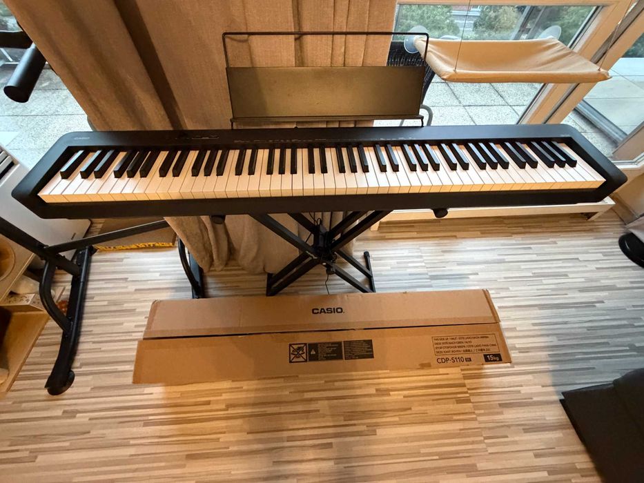 Pianino cyfrowe CASIO CDP-S110 Czarny | Gwarancja