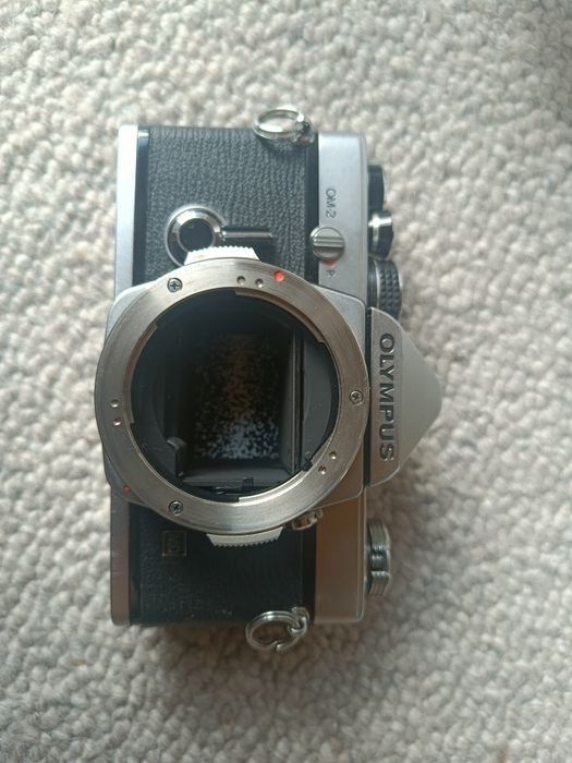 Uszkodzony aparat Olympus om-2
