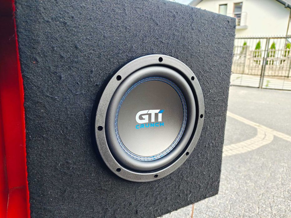 Skrzynia tuba basowa bassowa subwoofer dual 2x Crunch GTI84, Wysyłka darmowa!