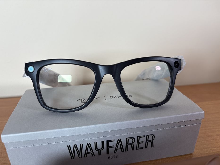 Gen 2 Ray Ban Meta RW4012 Wayfarer przezroczyste