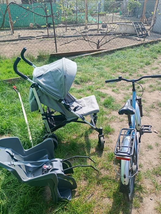 Spacerówka+ siodełko na rower + rower