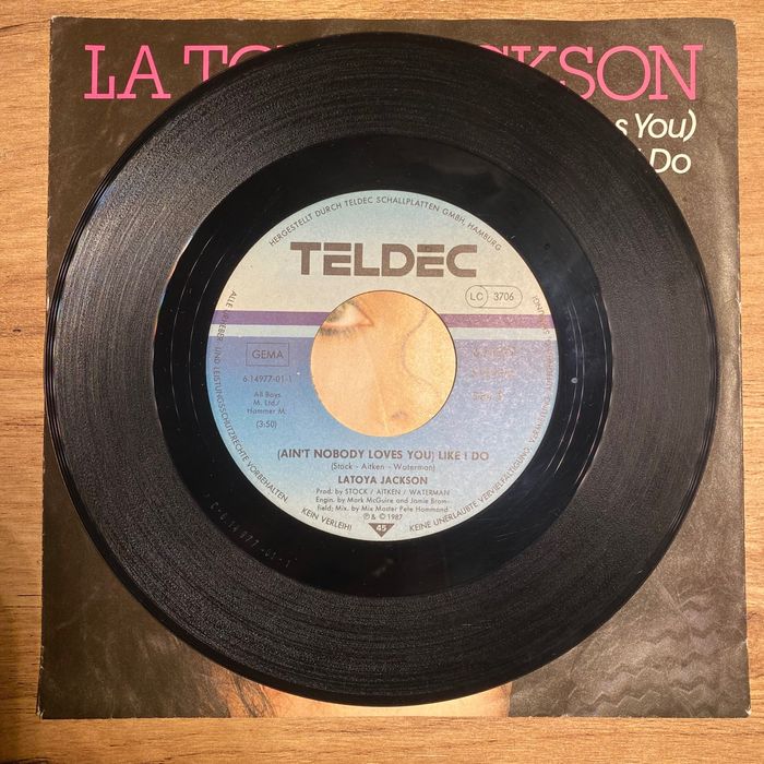 La Toya Jackson - Płyta winylowa 7" - 1987