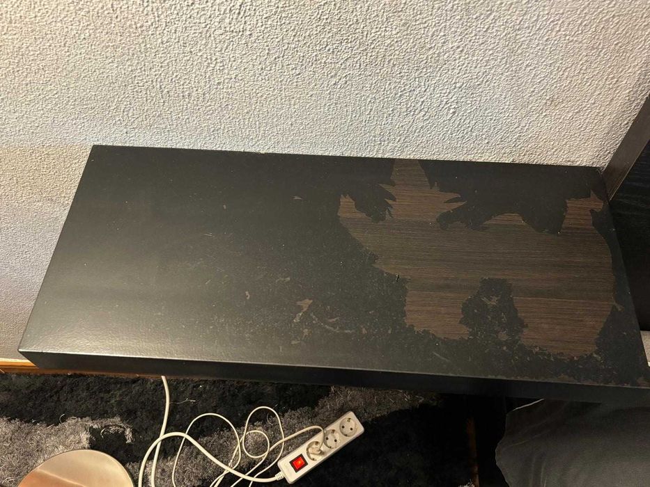 Prateleira BURHULT Preta IKEA