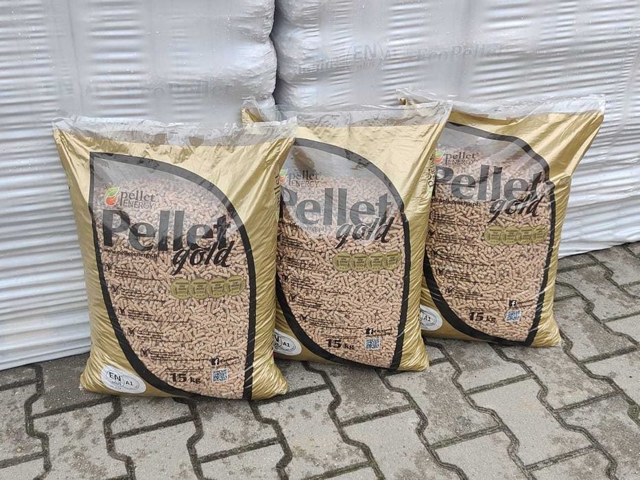 Promocja Bierutów Oryginalny Pellet GOLD Certyfikowany ENplus A1  Dostawa Gratis