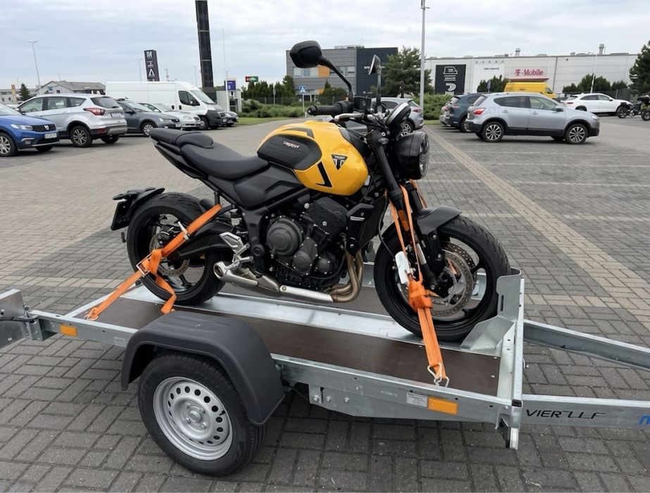 Wynajem Przyczepa do przewozu motoru motocykla lub quada Zgierz