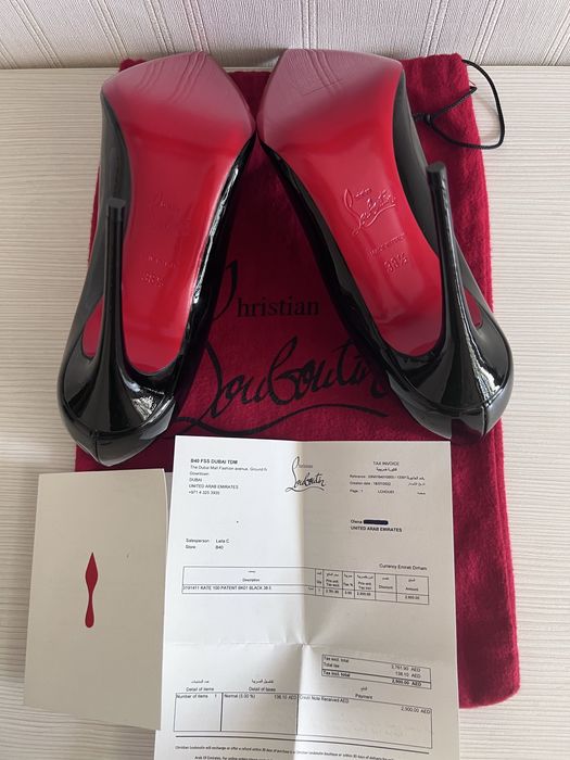 Christian Louboutin KATE. 38/5. Оригинал. Чек
