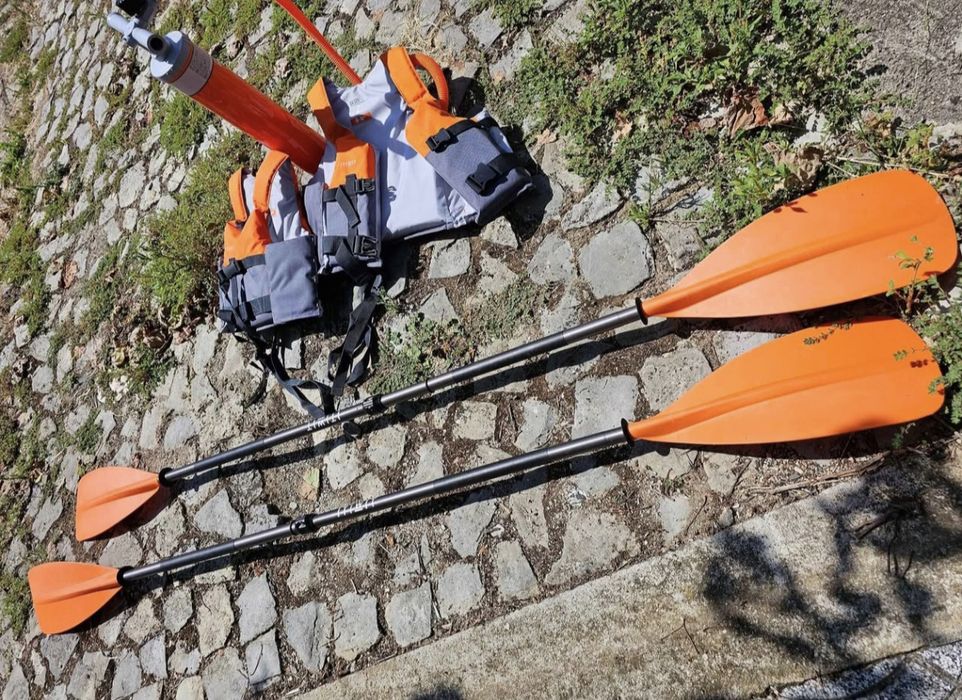 Canoa Kayak Insuflável de Passeio 3 Lugares