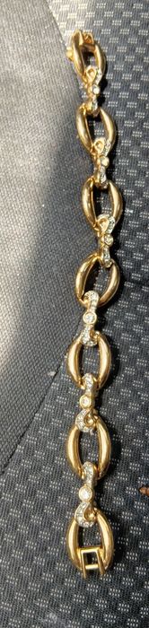 Conjunto Pulseira e Colar de senhora Nina Ricci