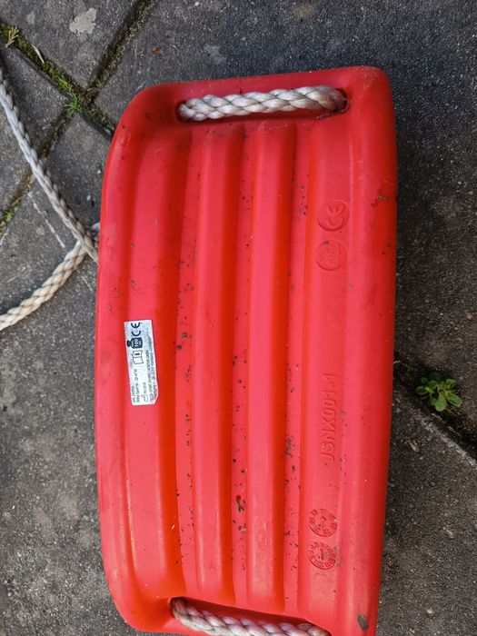 Huśtawka Ogrodowa Dla Dzieci Siedzisko Mocne Plastikowe Deska