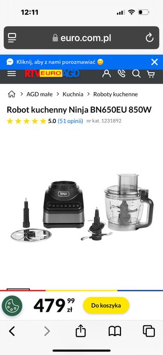 Robot kuchenny ninja