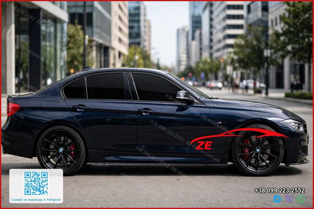 Диски HRE R17 5x120 ET35 Flow Forming 7 кг Gloss Black BMW F30 E90 F10 E60 F32 X3 F25 X4 F26 Нові