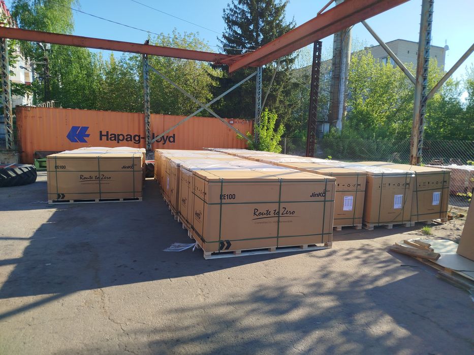 Сонячні панелі Jinko 590 bifacial