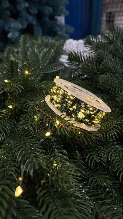 Гірлянда роса-мішура-хвойна лапа 50-100-200м можливо опт-дроп