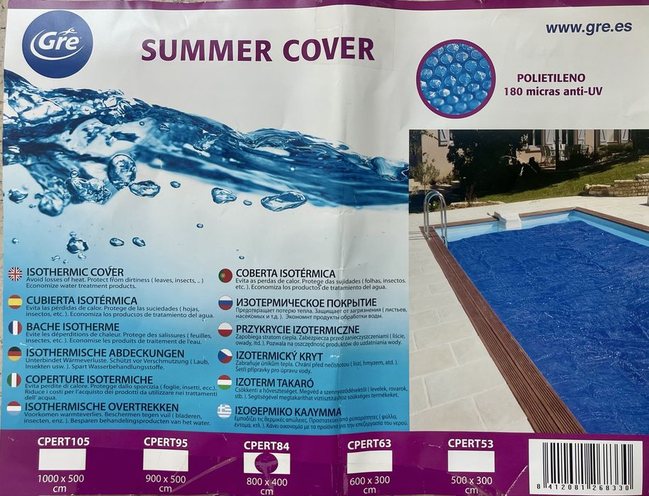 Cobertura de Piscina 800X400cm