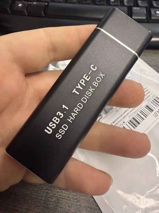 Карман кейс M.2 SSD NGFF SATA nvme для жесткого диска типа C USB 3.1