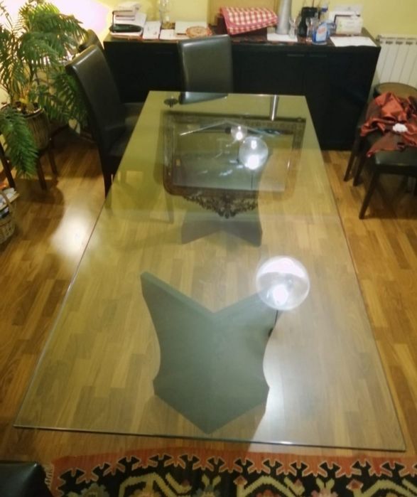 Mesa sala tampo vidro