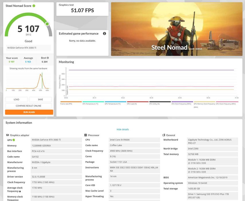 i9 9900K RTX 3080 Ti 32GB RAM 1TB NVME