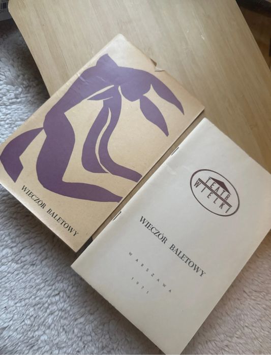 Program Wieczór Baletowy Teatr Wielki Opera Narodowa 1971