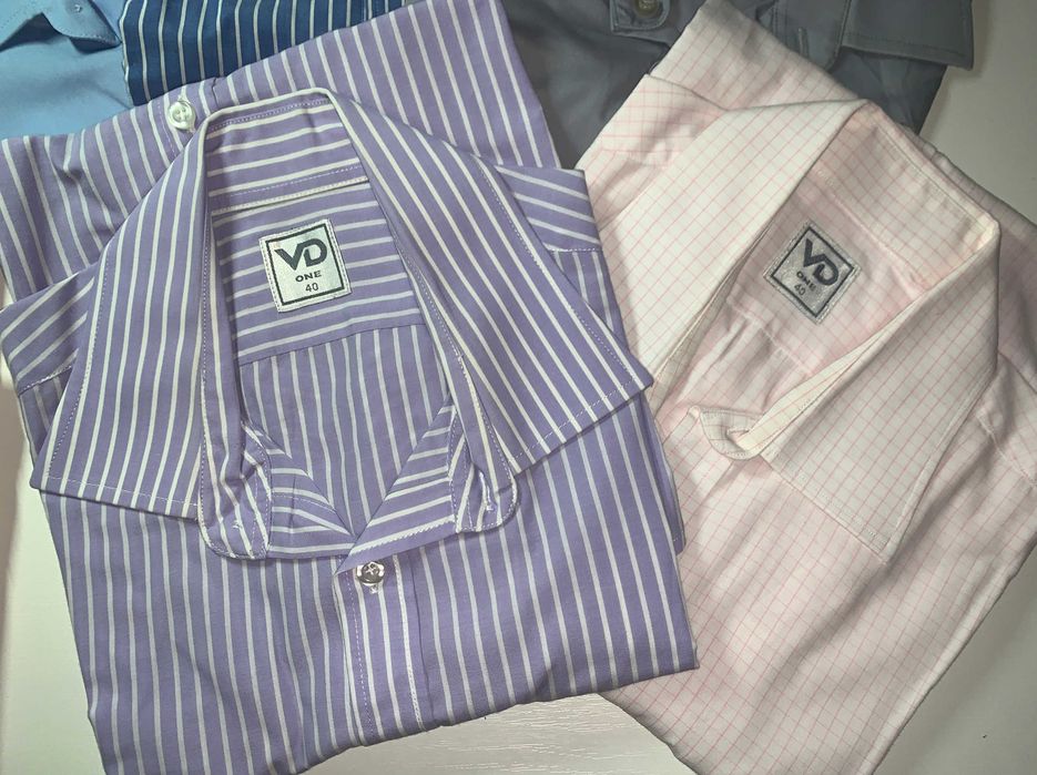 Рубашка Светло-голубая с длинным рукавом VD One р.40 = 159 грн за 2 шт