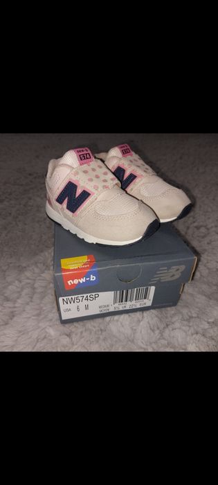 Buty dla dziewczynki new balance new-b 574 rozmiar 22,5