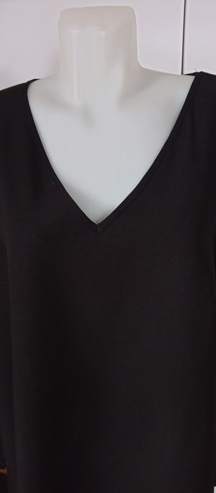 Czarna bluzka długi rękaw 3XL SHEIN