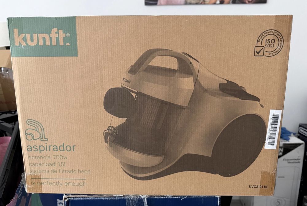 Aspirador Kunft sem saco - novo