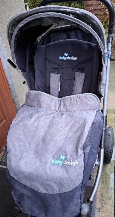 Wózek Baby Design Lupo 2w1, szary