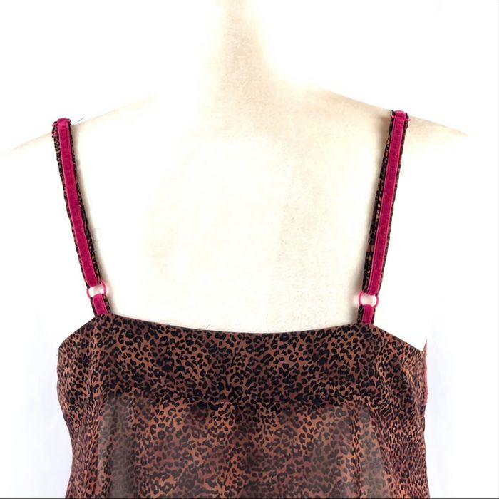 Кружевная майка Victoria's Secret Cheetah