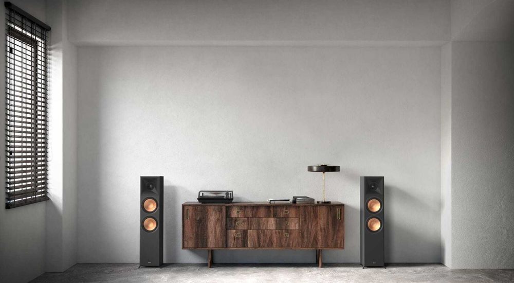 Kolumny Klipsch RP-8000F II czarne i orzechowe / para