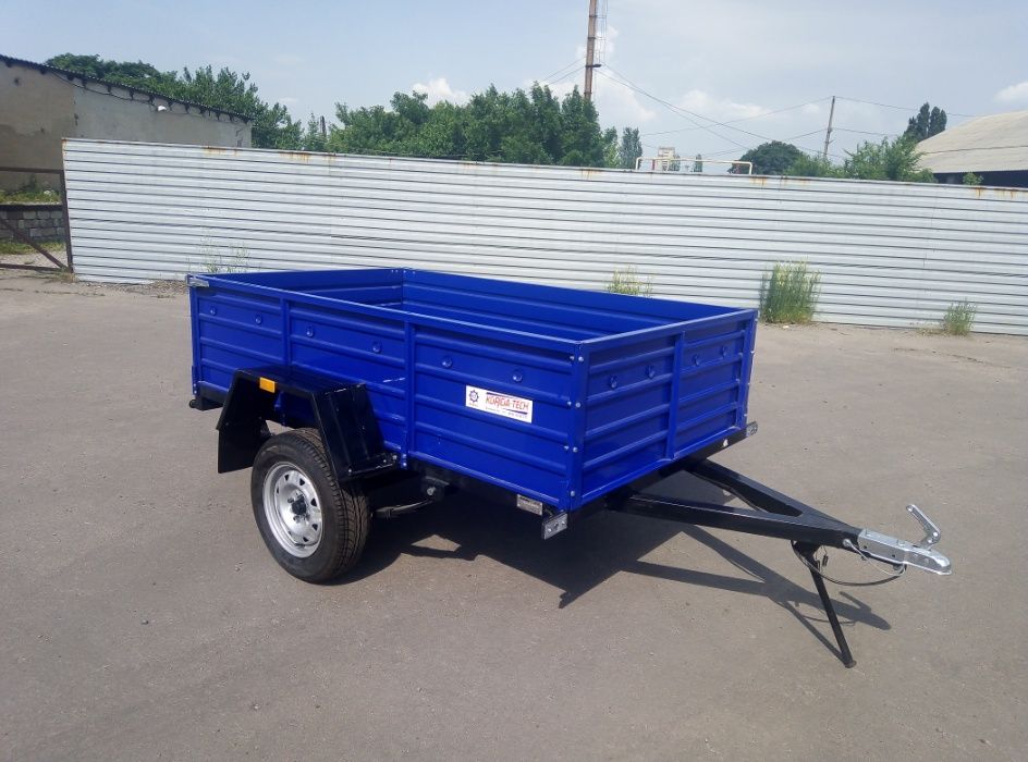 Легковий Причіп Посилений від Заводу 2.2 м. Одноосний прицеп для авто