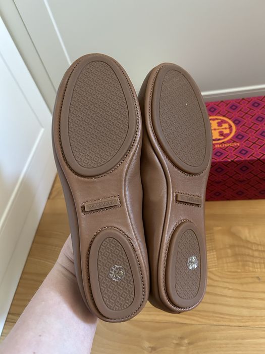Baleriny Tory Burch skórzane
