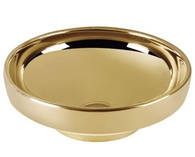 Umywalka okrągła Vitra Water Jewels okrągła złota 40cm