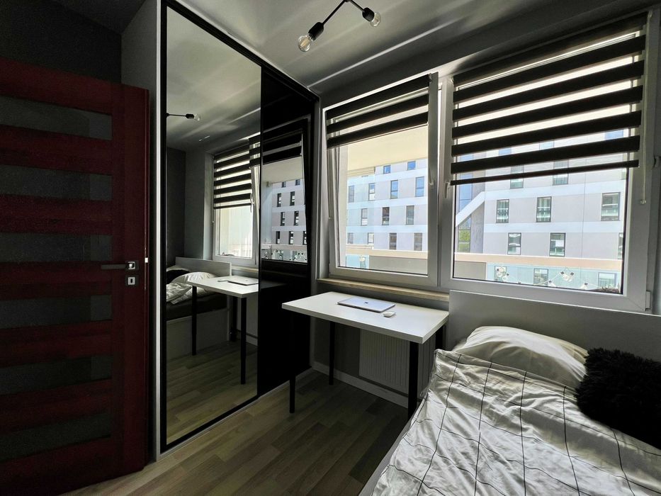 2-pokojowe mieszkanie | ul. Bajeczna | Klima, wysoki standard, smart dom | Ogromny balkon - 20m2!