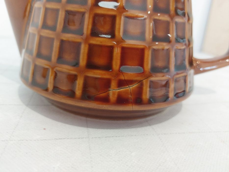 Imbryk dzbanek porcelit Pruszków PRL