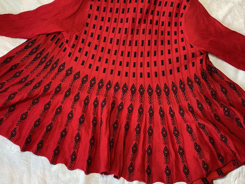 жіночий червоний кардиган накидка кофта