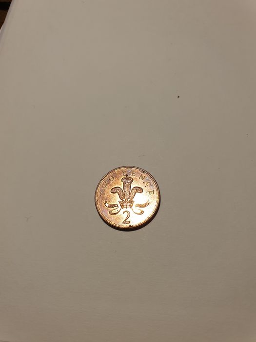 Kolekcjonerskia moneta Two Pence z roku 2007 Królowa Elżbieta ll.