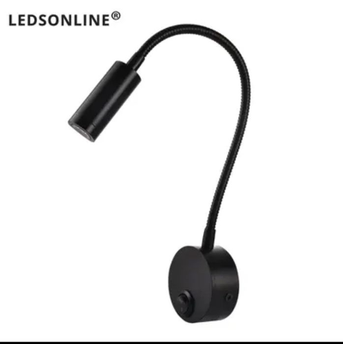 Бра поворотне, настінна лампа , 3 Вт, 150 лм, 3000K