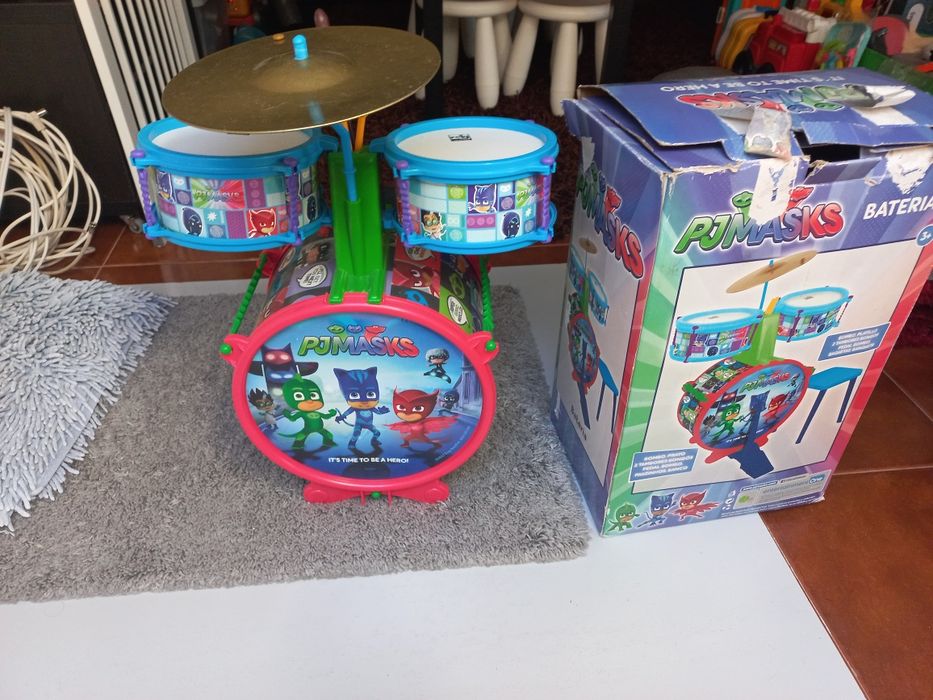 Bateria 3 elementos PJ Masks