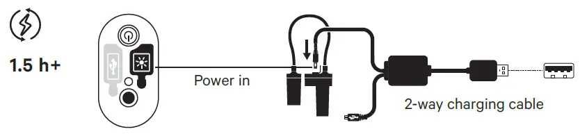 Переносна лампа-павербанк