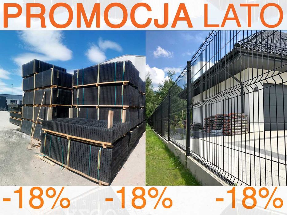 Ogrodzenie panelowe Panele ogrodzeniowe Płot panelowy siatka 3D