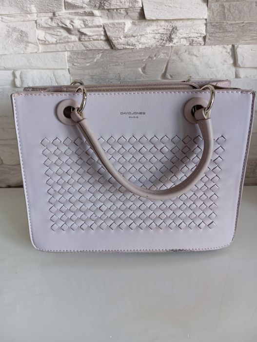 Torebka do ręki liliowa