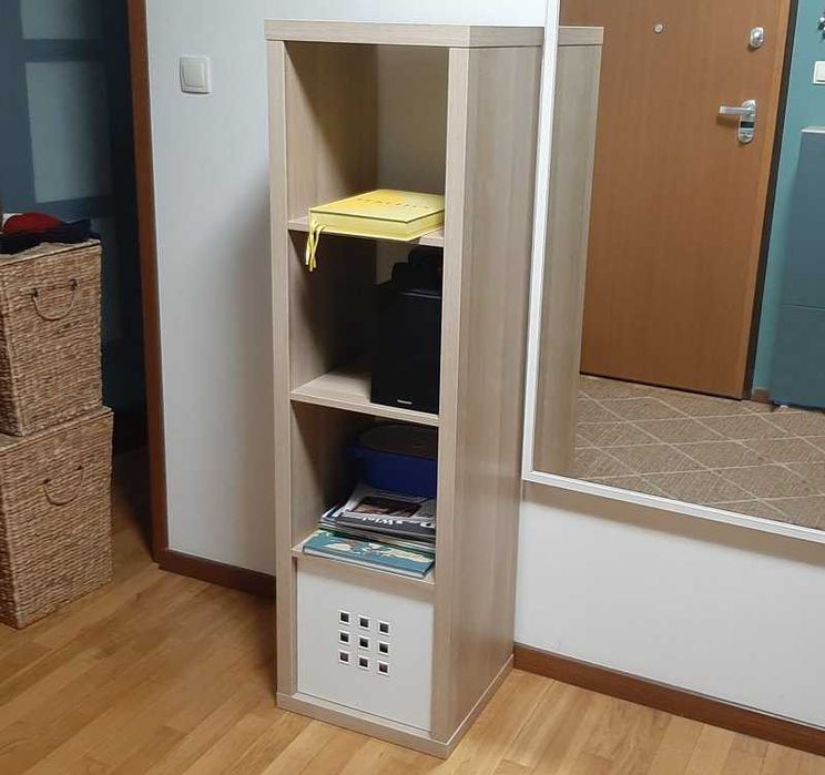 jak NOWY regał IKEA KALLAX dąb 42×147 cm; DOWÓZ na miejsce!