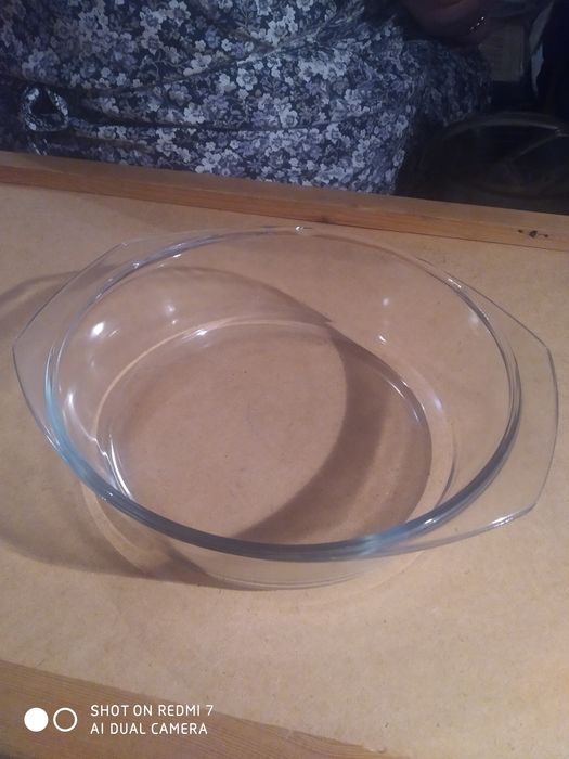 Кастрюля из жаростойкого стекла 3 л стеклянная крышка форма